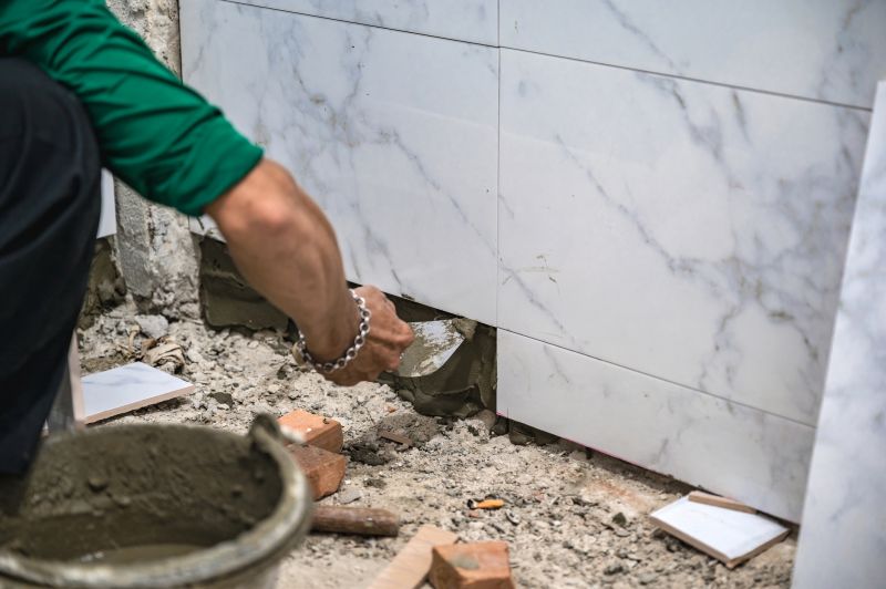 Marble Tile Floor Installation in Olathe, KS